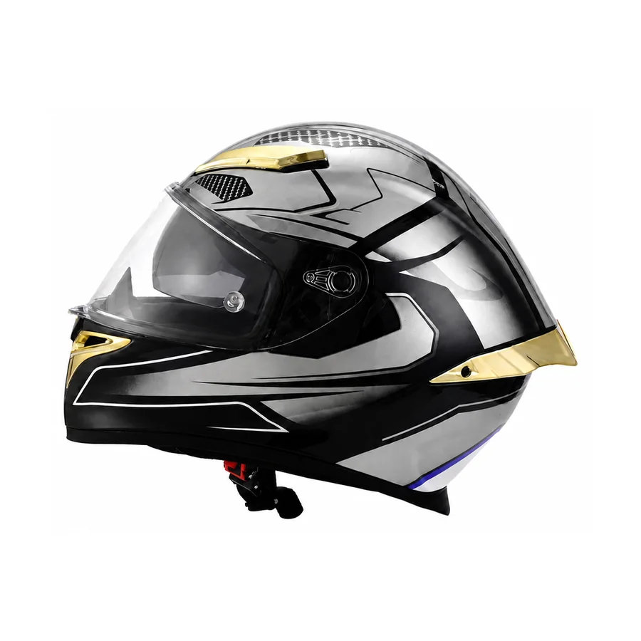 Casco para motocicleta Masontex modelo 916, variante gráfica 2